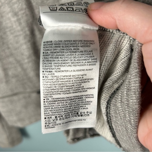 Gap Women's Size XXL Grey Lightweight Side Zip Jacket - Picture 5 of 8